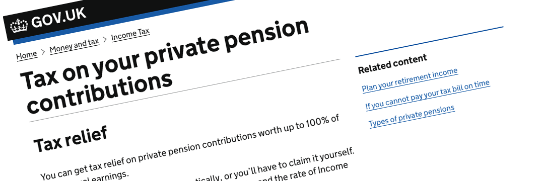 Pensions Tax Relief